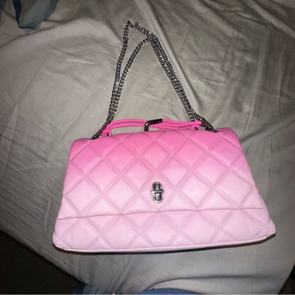 Marc Jacobs Pink Ombre Quilted Shoulder Bag - Picture 10 of 16